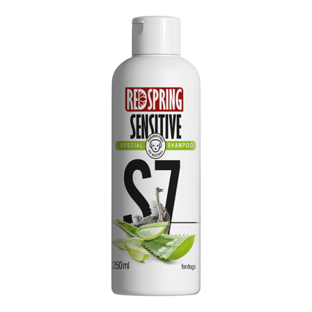 شامپوی رد اسپرینگ مخصوص موهای حساس رایحه ی آلوئه ورا / Red spring sensetive coat shampoo S7