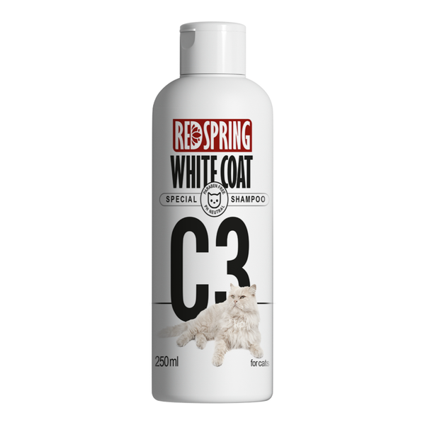 شامپو رد اسپرینگ مخصوص موهای سفید و روشن / Red spring white coat shampoo C3
