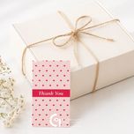 کارت تشکر قلبی بسته 40 عددی