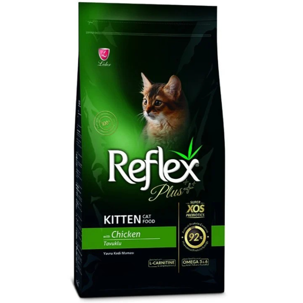 غذای خشک بچه گربه با طعم مرغ رفلکس پلاس هر کیلو(در بستههای زوتوپیا) / Reflex plus kitten food with chicken flavor