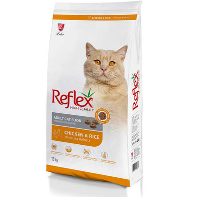 غذای خشک گربه رفلکس با طعم مرغ و برنج هر کیلو(در بسته‌های زوتوپیا) / Reflex cat food with chicken & rice flavor