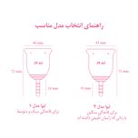 کاپ قاعدگی لیوا فارما مدل 2 سایز متوسط