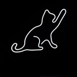 تابلو نئون طرح گربه