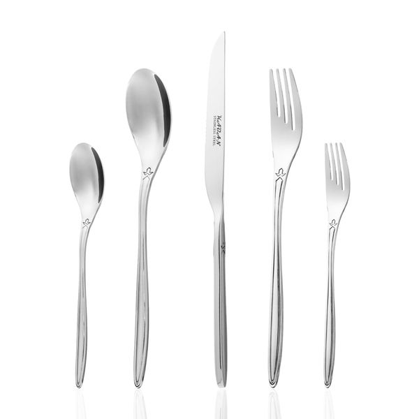 سرویس قاشق، چنگال و کارد استیل 146 پارچه 30 نفره کابان مدل 185