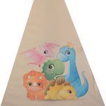 چادر بازی کودک مدل سرخپوستی طرح دایناسور PT521