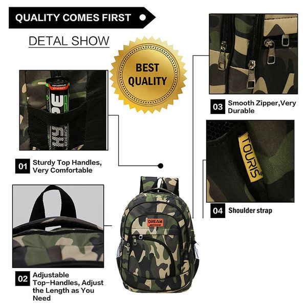 کوله پشتی توریث مدل ARMY 1 - 150008