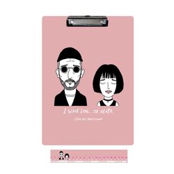 تخته شاسی مدل لئون و ماتیلدا به همراه خط کش - جین 12 عددی