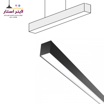 نورخطی آویز چهار ردیفه