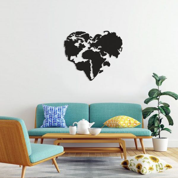 دیوارکوب ماهوت طرح قلب و نقشه