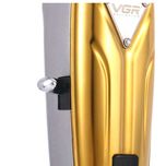 ماشین اصلاح مو صورت و سر وی جی ار مدل V-062، استفاده به صورت خشک و مرطوب، منبع انرژی با کابل USB، تکنولوژی اصلاح به صورت برش مست