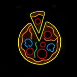 تابلو نئون فلکسی طرح پیتزا