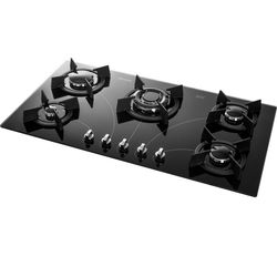 اجاق گاز صفحه‌ای پنج شعله استیل البرز مدل G-5908