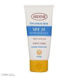 کرم ضدآفتاب بی‌رنگ آردن مدل SPF25 مناسب انواع پوست وزن 50 گرم