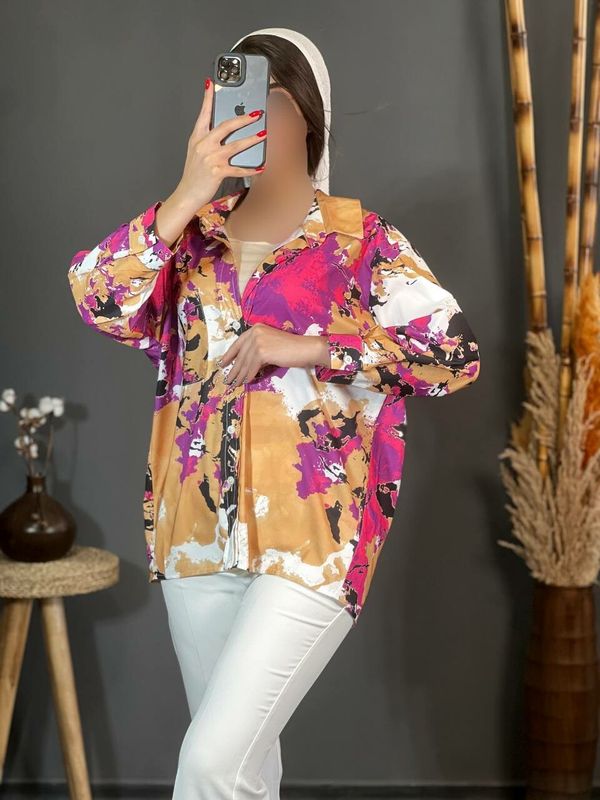شومیز بوگاتی آبرنگی 1226