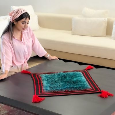 رومیزی دستبافت شاهو مدل Liora