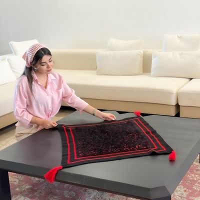 رومیزی دستبافت شاهو مدل Marvella