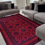 نقشه رویال _ فرش ماشینی تراکم 1000 رنگ لاکی 4متری BCF