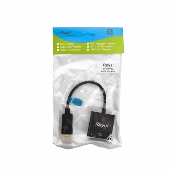 مبدل Displayport به VGA مدل rc-3010 برند رویال