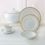 سرویس غذاخوری 102 پارچه چینی زرین ایران مدل ایتالیا اف ریوا درجه عالی