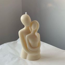 شمع دست ساز مدل آغوش 14 سانت کد 1009