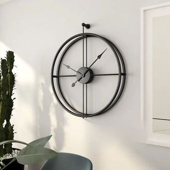 ساعت دیواری کوارتز مدل فلزی zenus 610