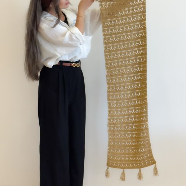 رانر دستبافت شاهو مدل Elvianne