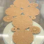 رانر دستبافت شاهو مدل Sorelia