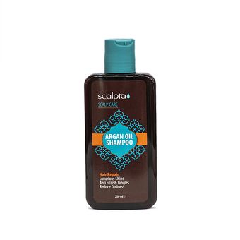 شامپو مو اسکالپیا مدل argan oil حجم 200 میلی لیتر