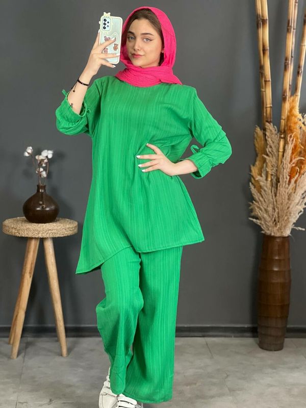 ست کراش آستین پاپیون کد 1209