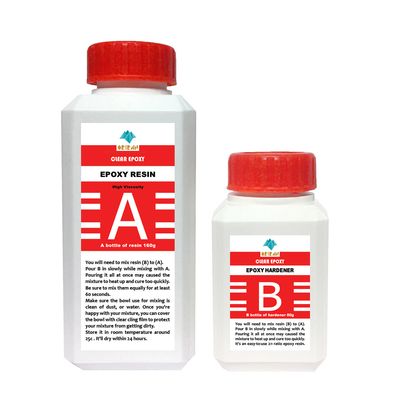 رزین اپوکسی اوریران کد AB-RED حجم 240 میلی لیتر مجموعه دو عددی*817