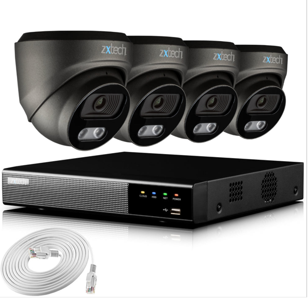 پکیج 4 دوربین مداربسته تحت شبکه IP