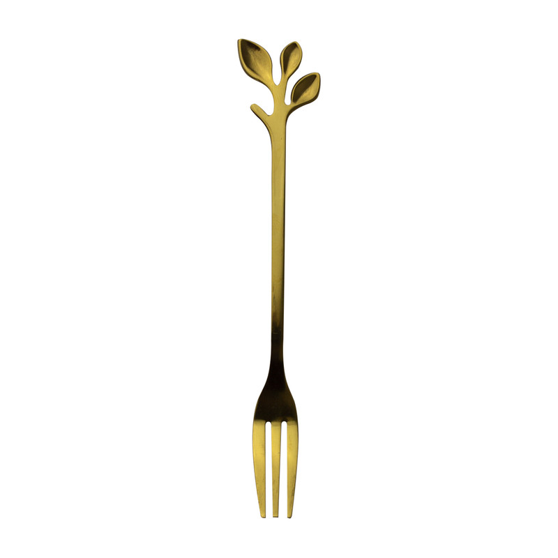 چنگال زیتون خوری مدل برگ  بسته 6 عددی