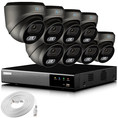پکیج 8 عددی دوربین مداربسته تحت شبکه IP