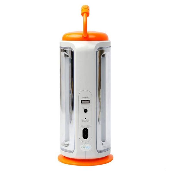 چراغ اضطراری WD-860U | پرنور، شارژی، با بدنه مقاوم و باتری 2000mAh | همراه سفر و کمپینگ 💡