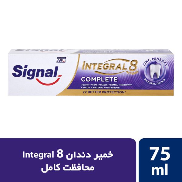 خمیر دندان چندمنظوره سیگنال مدل Complete حجم100 میلی لیتر باکس 12عددی