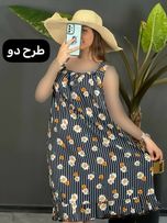 پیراهن نخی چیندار 1104