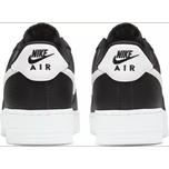 Nike Air Force One 1 Low Top Black Sneakers Retro White Logo