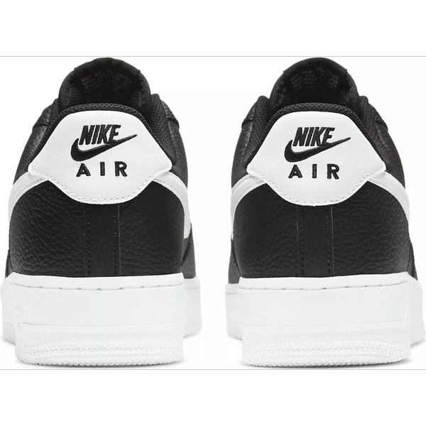Nike Air Force One 1 Low Top Black Sneakers Retro White Logo