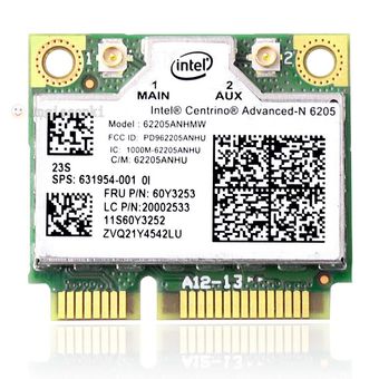 کارت وایرلس لپ تاپ مدل Intel® Centrino® Advanced-N 6205, Dual Band