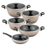 سرویس قابلمه و تابه گرانیت 10 پارچه ام جی اس مدل ماینز فورج کد 002