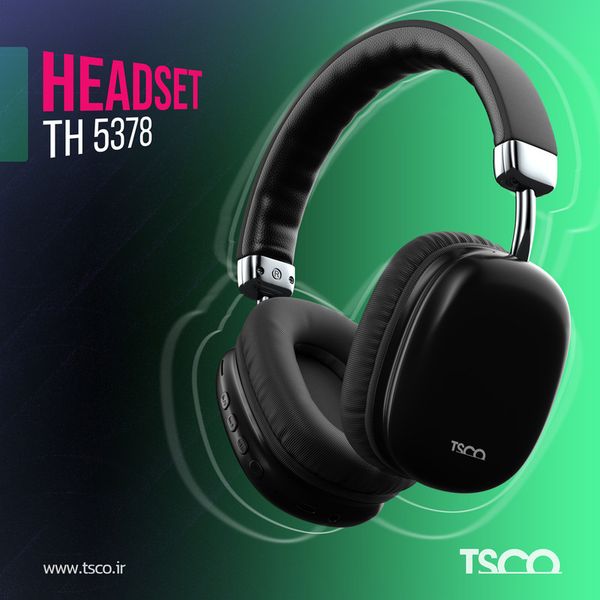 هدست بلوتوثی تسکو مدل TH 5378 با گارانتی شرکتی