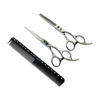 قیچی آرایشگاهی فینی مدل Pablo به همراه قیچی پیتاژ و شانه