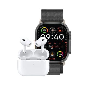 ساعت هوشمند و هندزفری گرین لاین مدل active duo(earbuds pro2+ultra active)