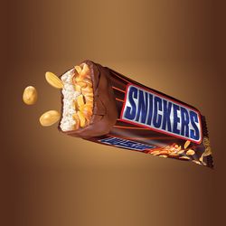 شکلات اسنیکرز با مغز بادام زمینی - 50 گرم بسته 24 عددی