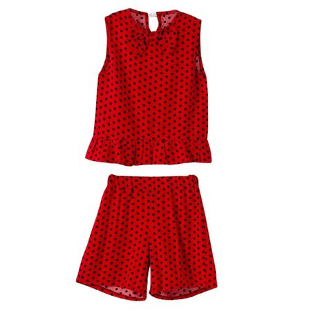 ست تاپ و شلوارک راحتی نوزادی مدل MDSS-CH2421