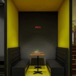 چراغ نئونی دیواری آرن تیم طرح تکست پیتزا