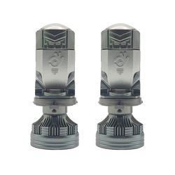 لامپ هدلایت لنزدار خودرو زیمر مدل A120 MAX پایه H4 بسته 2 عددی 120 وات