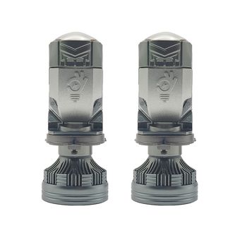 لامپ هدلایت لنزدار خودرو زیمر مدل A120 MAX پایه H4 بسته 2 عددی 120 وات