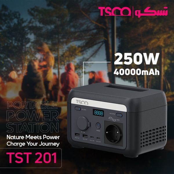 پاور استیشن تسکو مدل TST201 ظرفیت 32 هزار میلی آمپر ساعت 200 وات