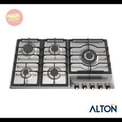 اجاق گاز توکار استیل 5 شعله ایرانی S-516N آلتون ALTON